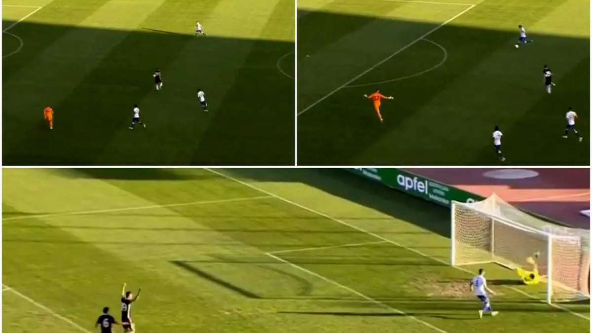 فیلم/ یک گل عجیب به خاطر شادی گل اشتباهی!