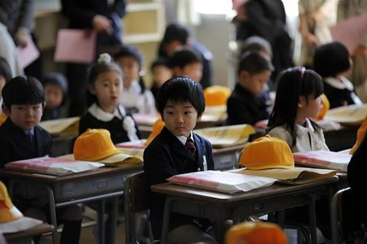 عکس:اولین روز مدرسه در فوکوشیما