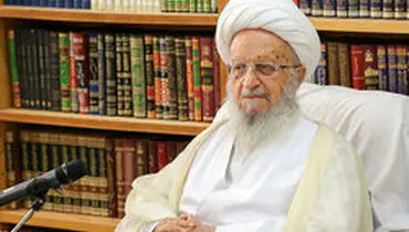 عیادت آیت‌الله نوری همدانی از آیت‌الله مکارم‌شیرازی +عکس