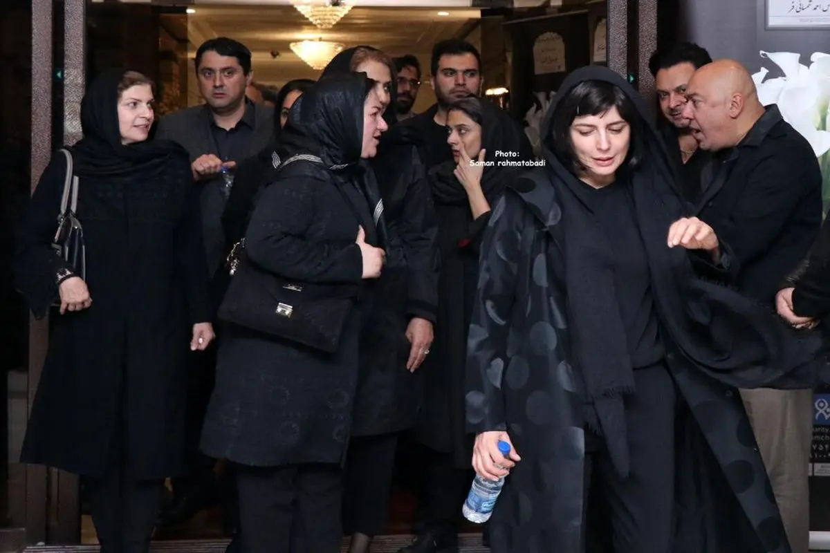 لیلا حاتمی در مراسم یادبود مظاهر مصفا +عکس