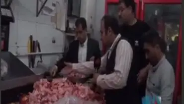 فیلم/سوسک زنده در یخچال گوشت و مرغ ‼️