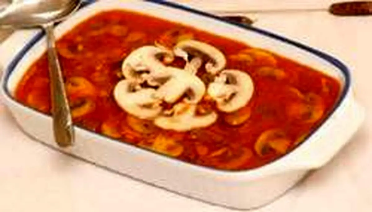 خورش قارچ سرشار از پروتئین