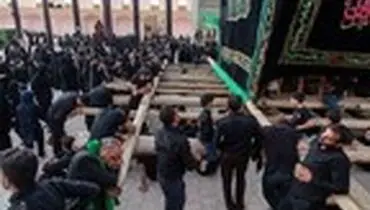 آیین سنتی نخل‌برداری شهادت امام رضا (ع) در یزد