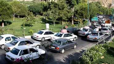 ترافیک نیمه سنگین در محور کرج- چالوس