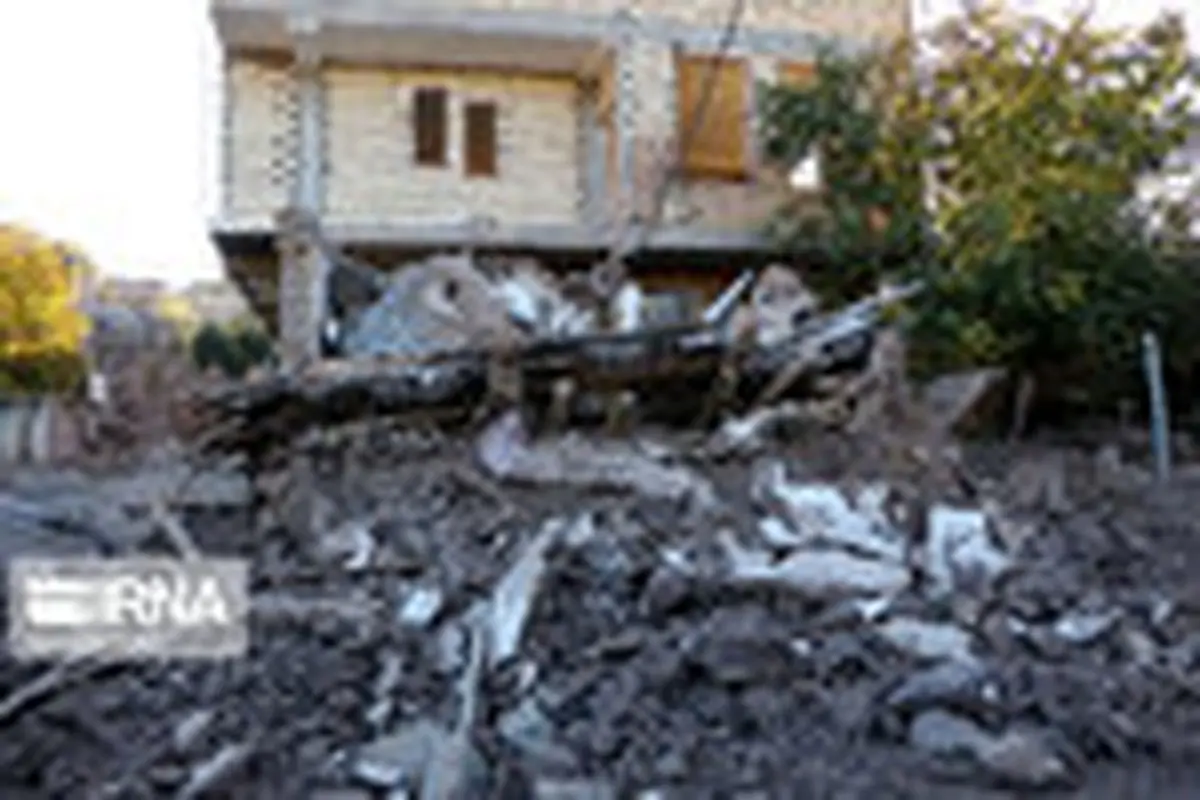 خسارات زلزله در روستای ورنکش