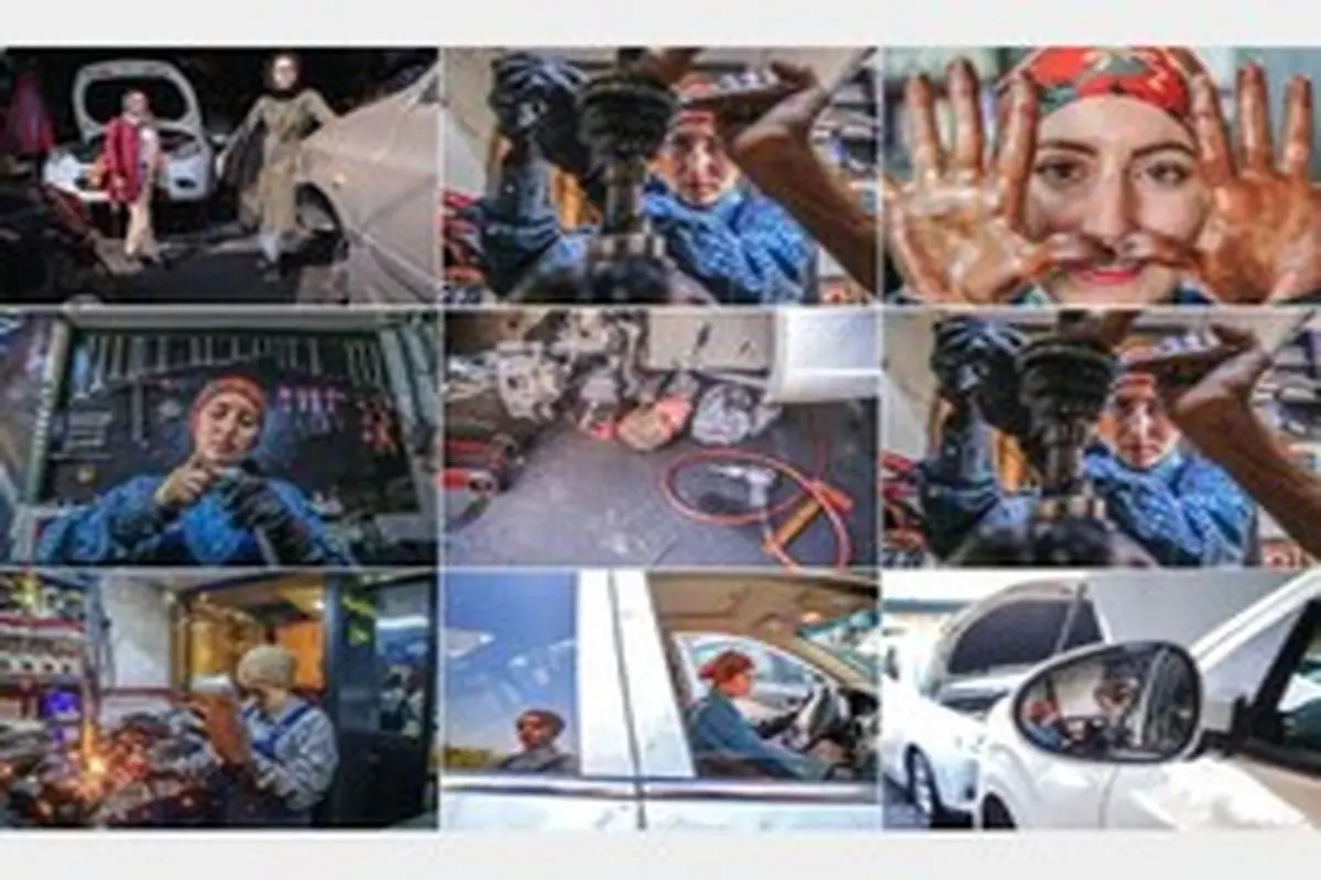 روایت شغل دختران مکانیک در تهران +عکس و فیلم