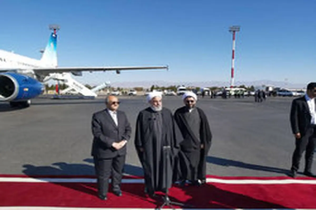 رئیس جمهور:امیدوارم سفر به کرمان مایه خیر و برکت برای مردم این منطقه باشد