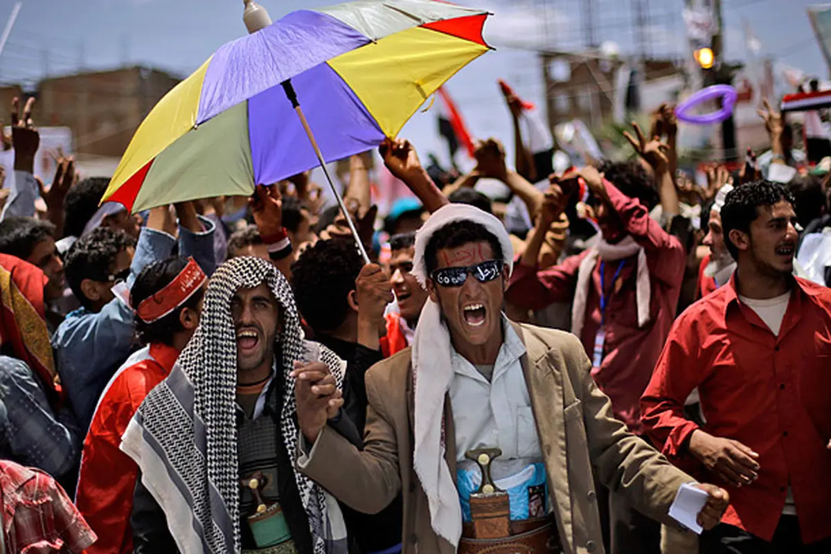 عکس:تظاهرات در یمن