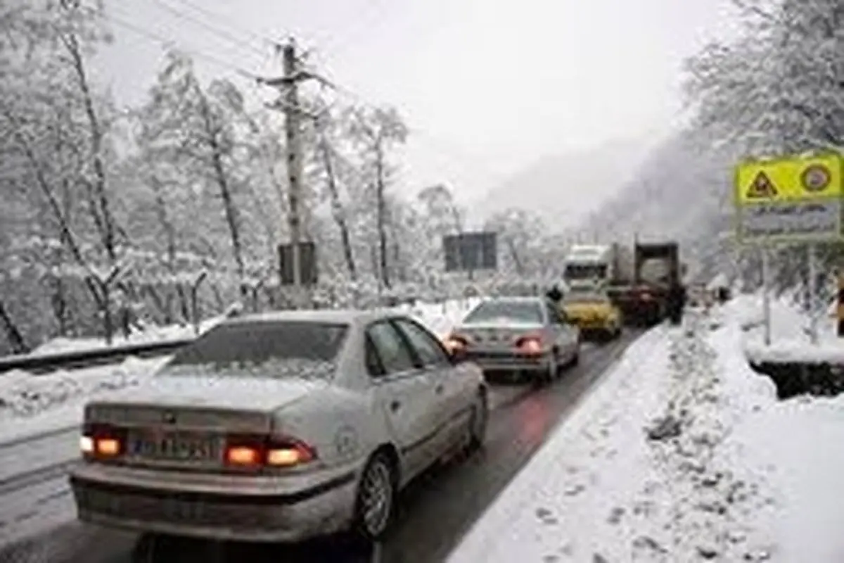 خطر ریزش برف در جاده‌های کوهستانی گیلان
