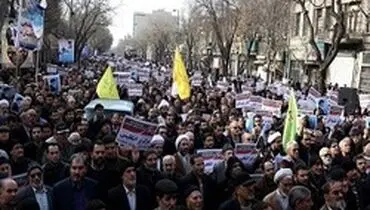 المیادین: در محکومیت اغتشاشات و اعلام حمایت از رهبری در ایران تظاهرات سراسری برگزار شد
