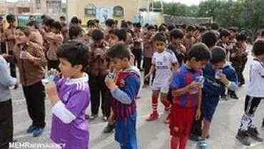 توزیع شیر رایگان در مدارس ۹ استان از ابتدای آذر