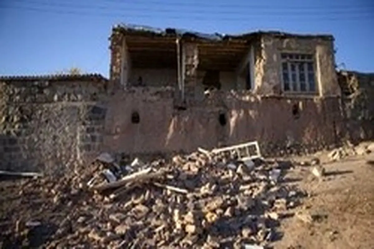 جزییات از خانه‌های فروریخته در زلزله آذربایجان شرقی