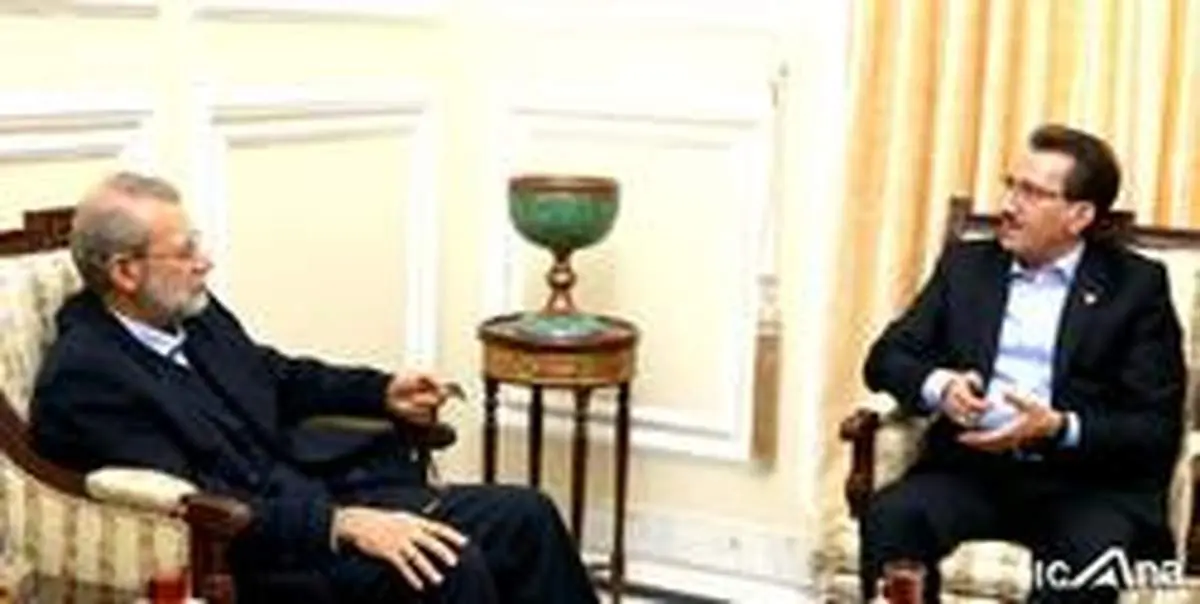 لاریجانی:توسعه خطوط ریلی با اتحادیه شرکت های داخلی