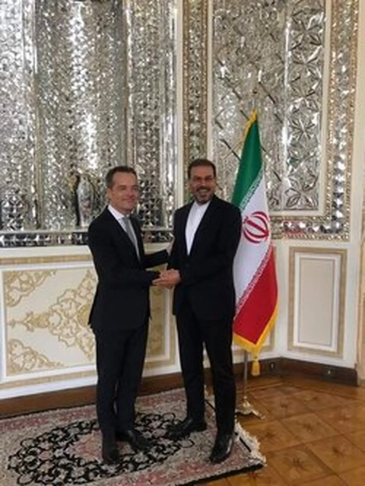 دیدار و گفتوگوی دبیر کل وزارت خارجه بلژیک با معاون ظریف