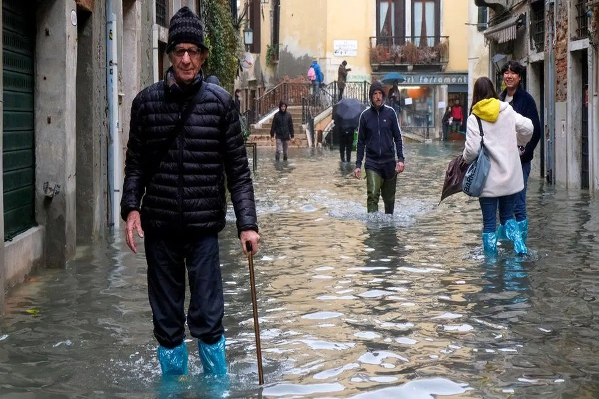 دومین سیلاب تاریخی ونیز زیر سایه تغییرات اقلیمی