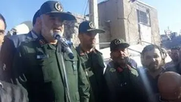 سلامی:سپاه تا پایان بازسازی مناطق زلزله‌زده کنار مردم باقی خواهد ماند