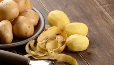 درمان شوره سر با پوست سیب زمینی