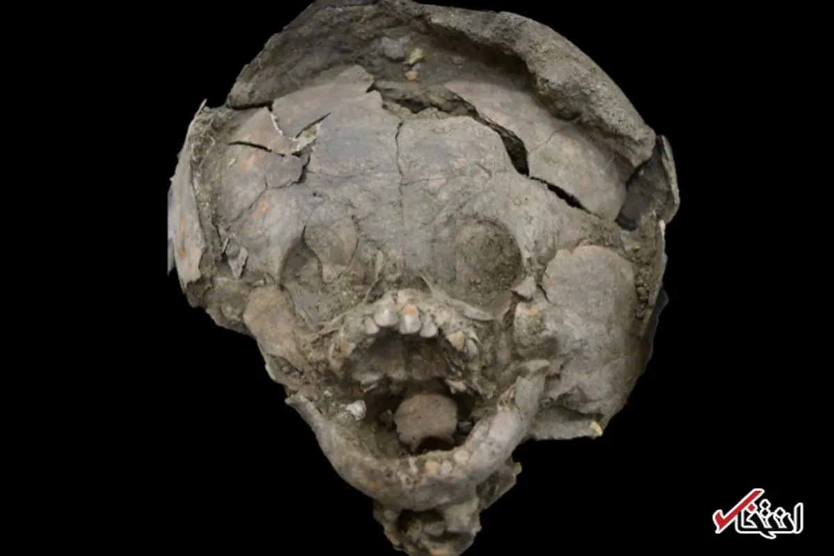 کشف بقایای نوزادانی ۲ هزار ساله با کلاه ایمنی!