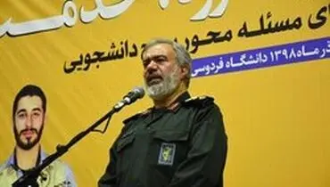 سردار فدوی: آمریکا نمی‌تواند به ما ضربه بزند