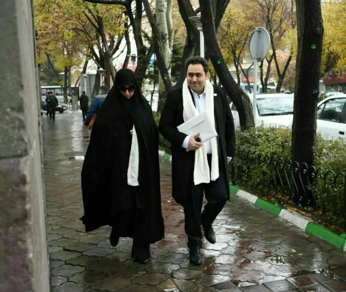 شال ست داماد و دختر رئیس‌جمهور سوژه شد +عکس