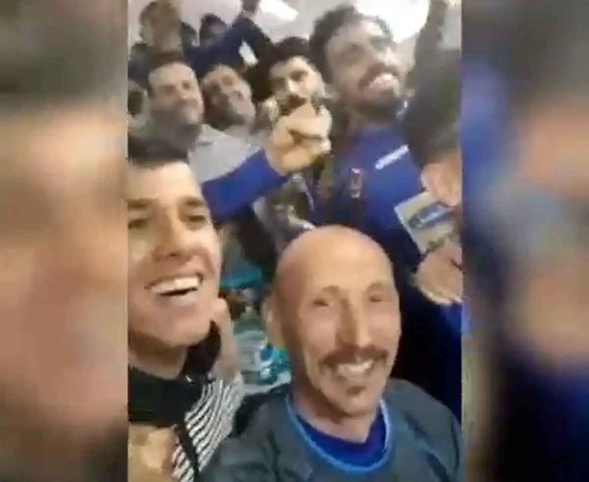 فیلم| جشن تولد استراماچونی بعد از برد برابر شهرخودرو