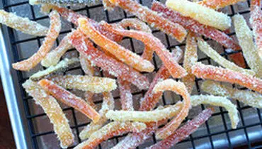 طرز تهیه آب‌نبات پوست پرتقال و انواع مرکبات