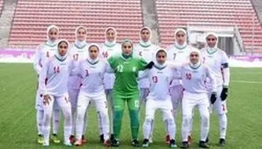 دختران فوتبالیست ایران نایب قهرمان کافا شدند