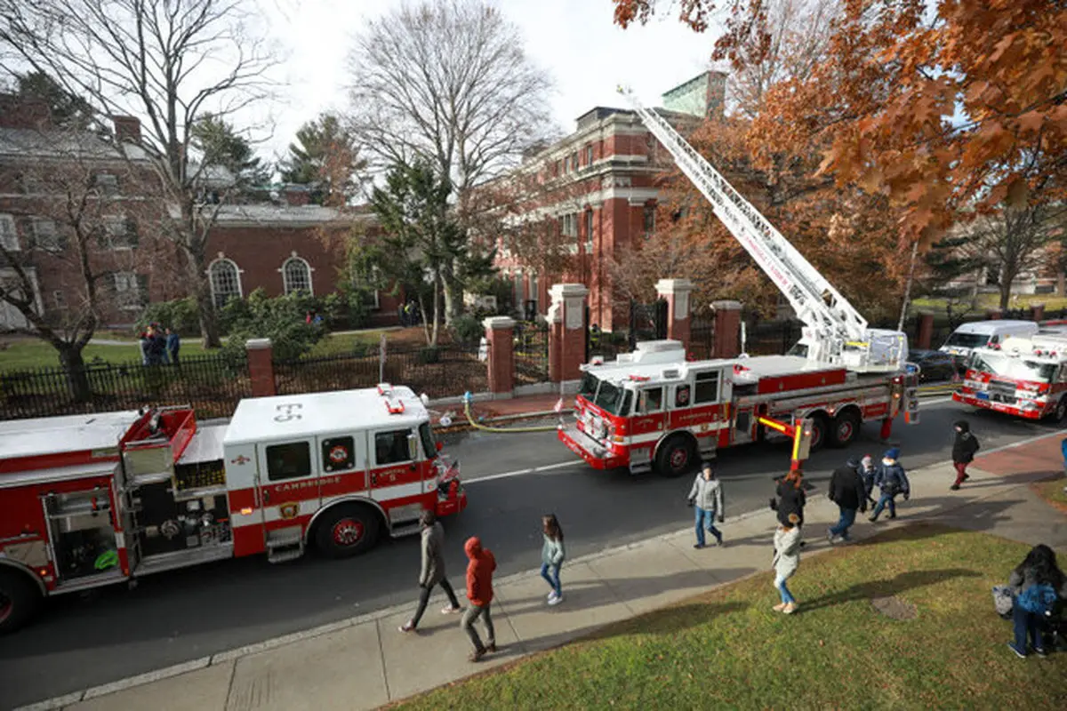 وقوع آتش‌سوزی در دانشگاه "هاروارد"