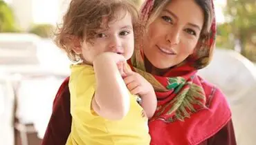 فریبا نادری از دخترش یارا رونمایی کرد