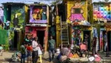 زیباسازی محله به سبک هندی ها‎