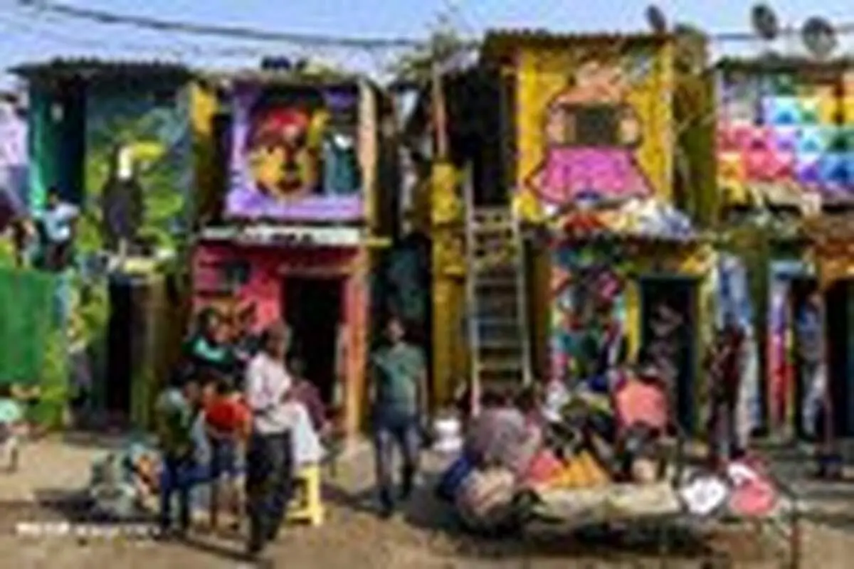 زیباسازی محله به سبک هندی ها‎