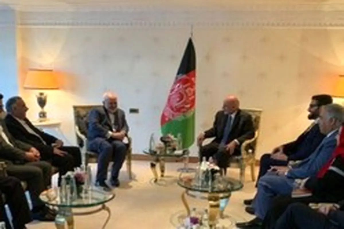 دیدار ظریف با رئیس جمهور افغانستان در ترکیه