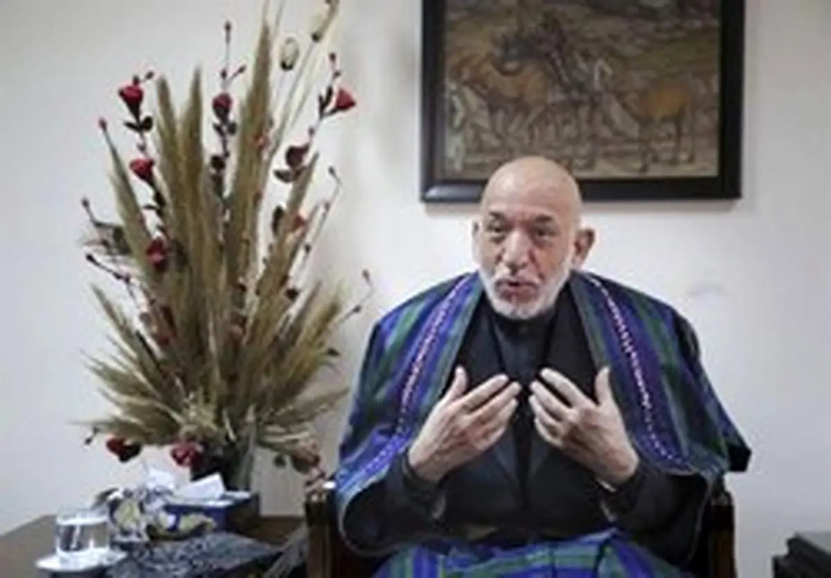 کرزی: آمریکا یکجانبه با طالبان اعلام آتشبس کند