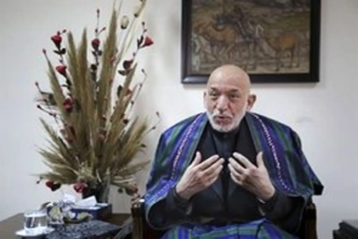 کرزی: آمریکا یکجانبه با طالبان اعلام آتشبس کند