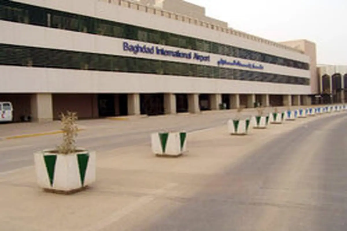 اصابت دو راکت کاتیوشا به نزدیکی فرودگاه بین‌المللی بغداد