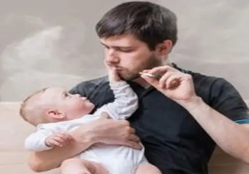 لحظه انفجار سیگار الکترونیکی مقابل کودک خردسال + فیلم