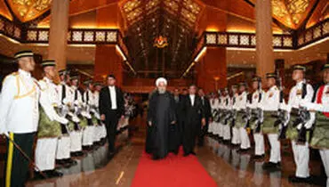 روحانی وارد کوالالامپور شد