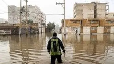 آخرین وضعیت آب‌گرفتگی در مناطق اهواز