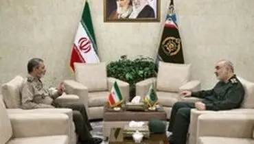 فرمانده کل سپاه با امیر سرلشکر موسوی دیدار کرد