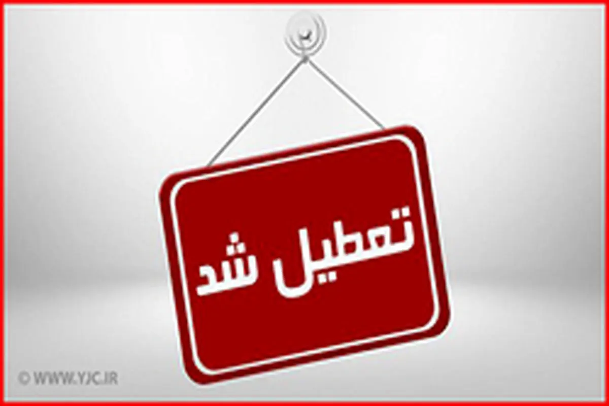 مدارس استان تهران تا پایان هفته تعطیل است