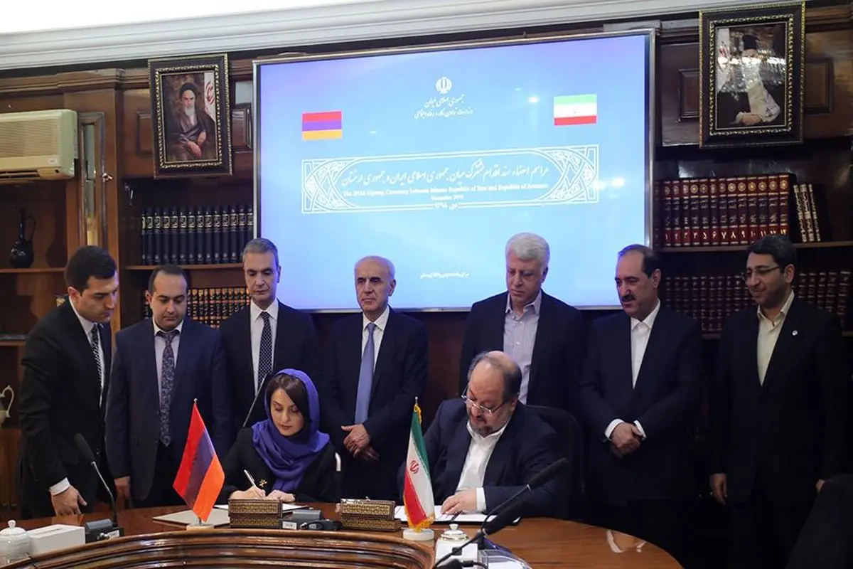 وزرای کار ایران و ارمنستان برنامه اقدام مشترک همکاری امضا کردند