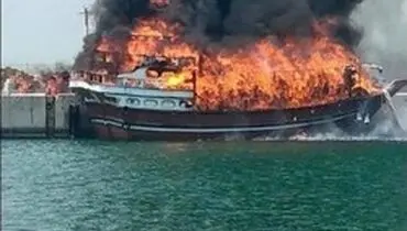 سهل انگاری یک ملوان ۳ لنج صیادی را طعمه حریق کرد