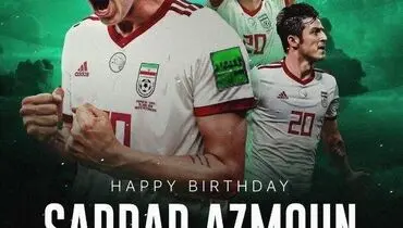 AFC تولد مهاجم تیم ملی ایران را تبریک گفت
