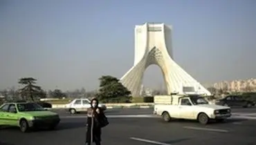 شاخص آلودگی هوای تهران روی ۱۰۷ است