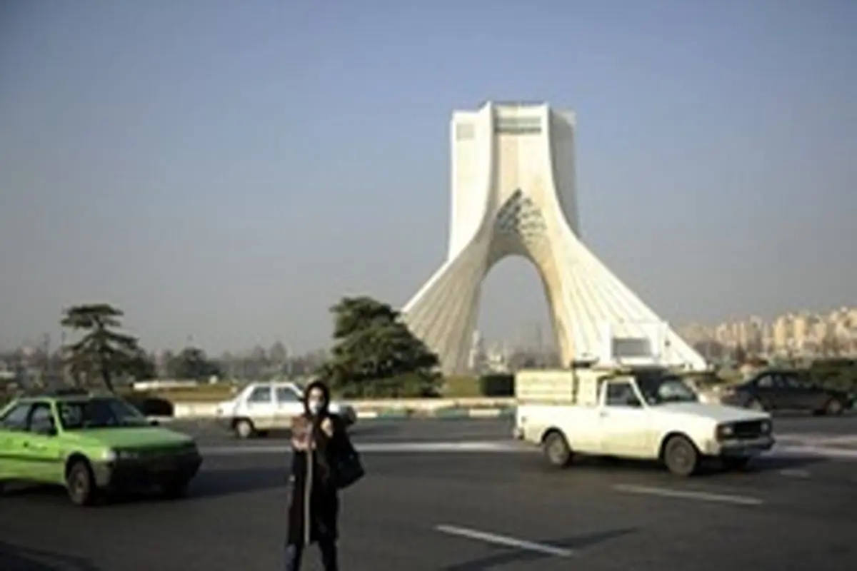 شاخص آلودگی هوای تهران روی ۱۰۷ است