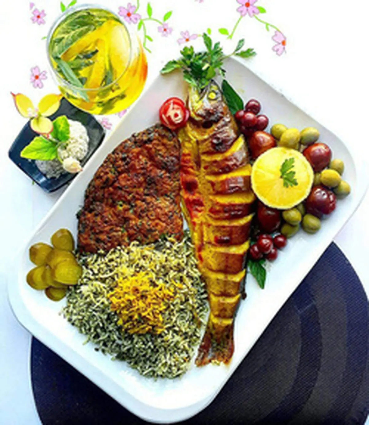 طرز تهیه ماهی شکم پر مجلسی به چند روش مختلف