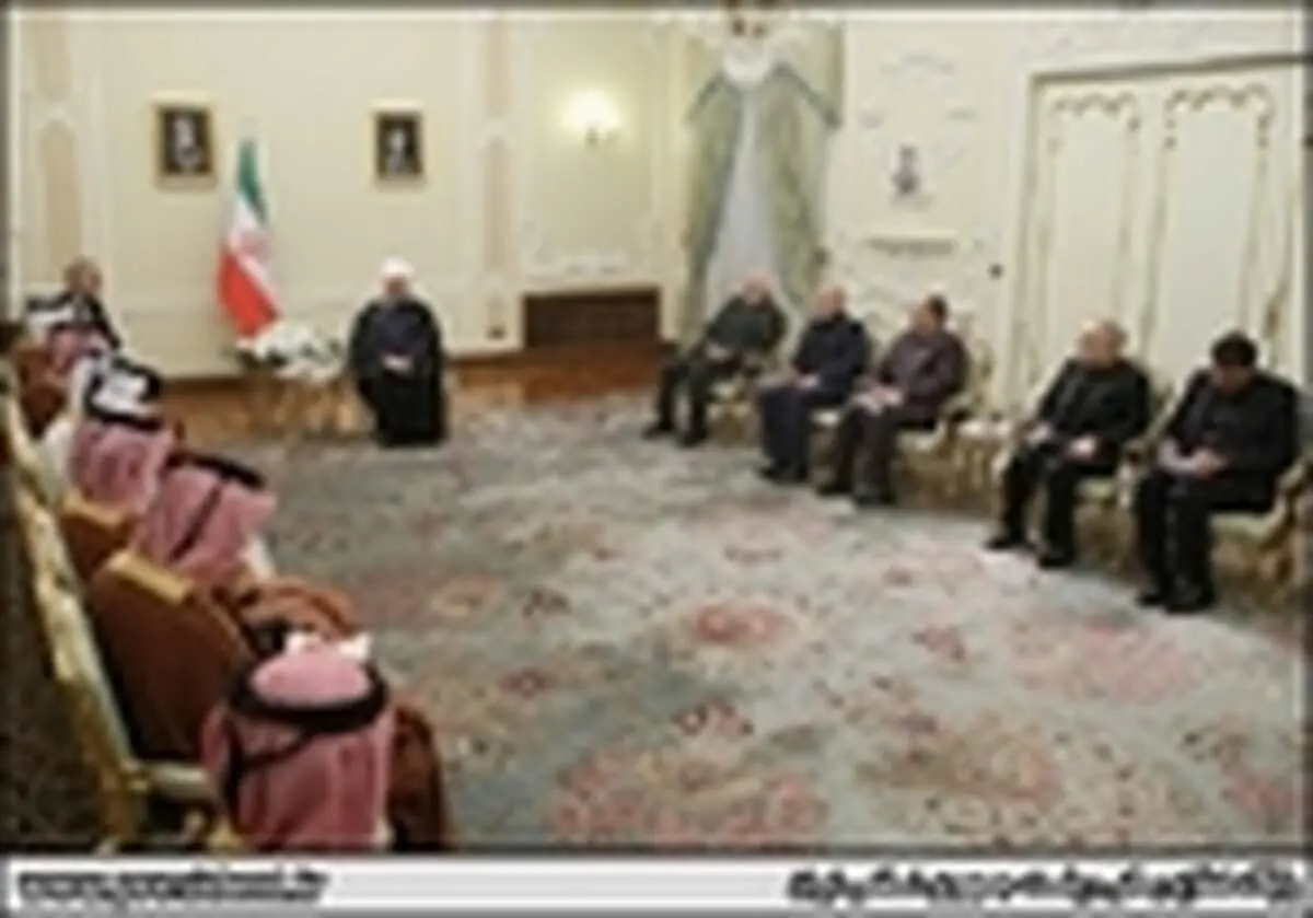 دیدار وزیر خارجه قطر با رئیس جمهور