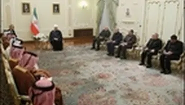 دیدار وزیر خارجه قطر با رئیس جمهور