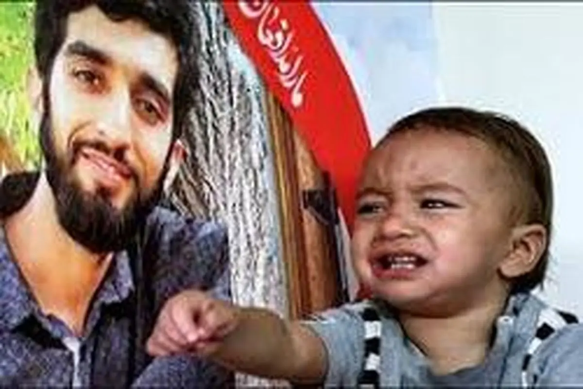 فرزند خردسال حججی در منزل سپهبد شهید سلیمانی +عکس