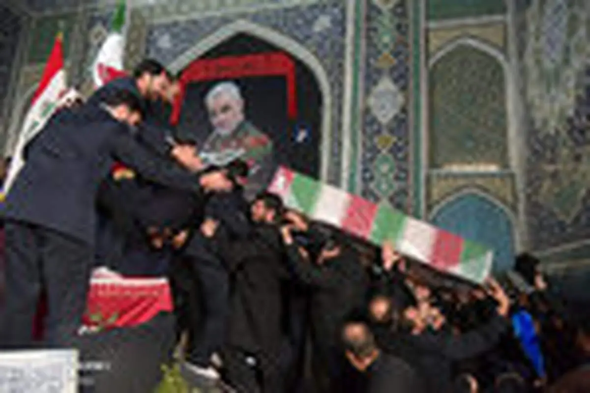 پیکر مطهر سردار سلیمانی راهی تهران شد